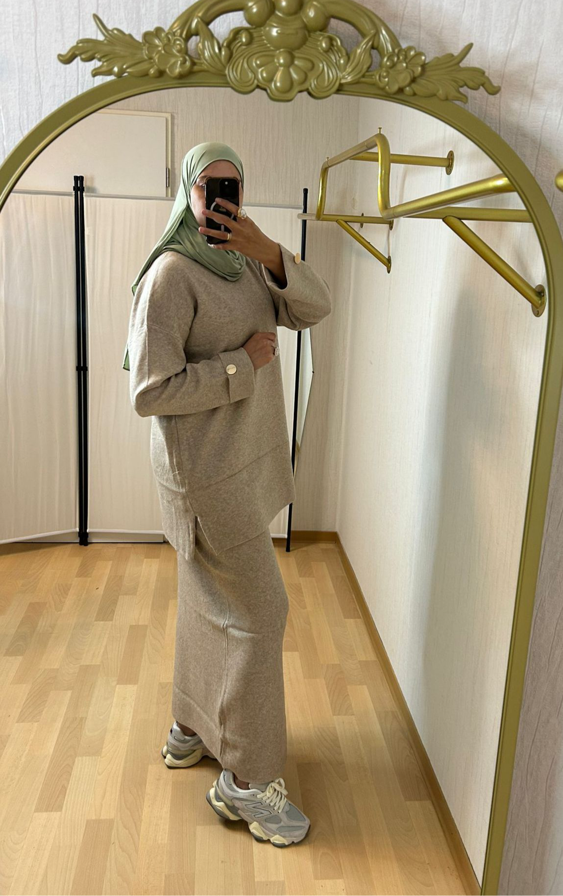 zweiteiler beig Farbe