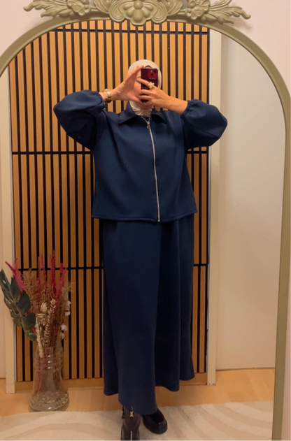 Zweiteiler( Kleid )✨ (dunkel blau) ✨