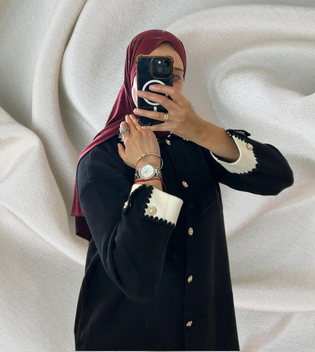 Cream Bow Cardigan Skirt Knitwear Set